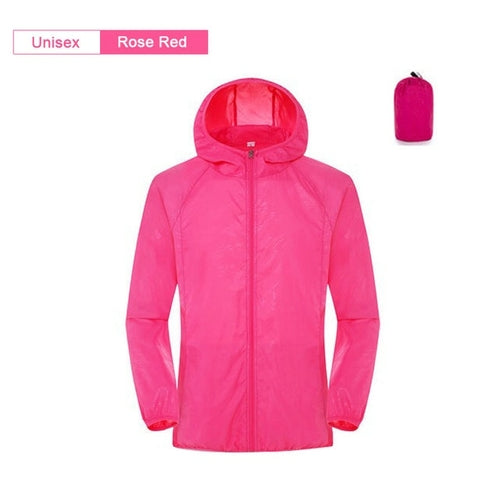 Rain Jacket Men/Women Waterproof Sun Protection