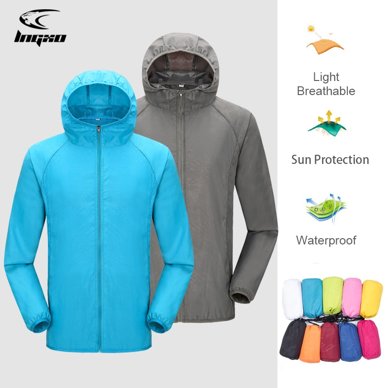 Rain Jacket Men/Women Waterproof Sun Protection