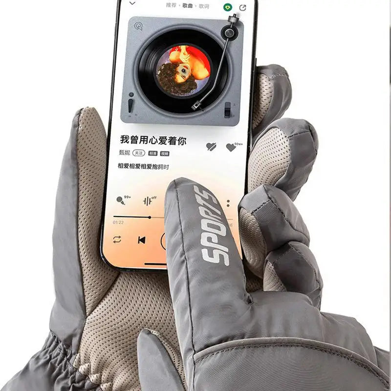 Men Winter Waterproof ski/Cycling/Motorcycle Gloves