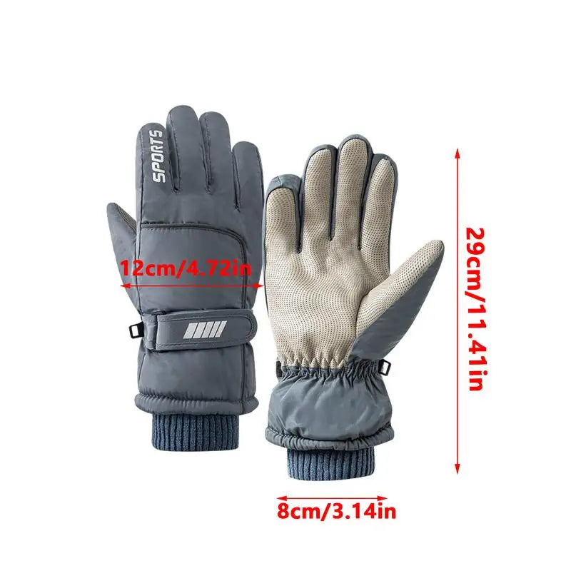 Men Winter Waterproof ski/Cycling/Motorcycle Gloves