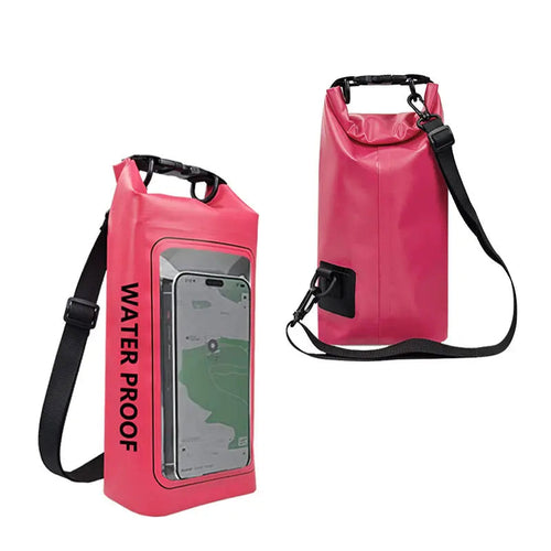 2L Swimming Dry Bag Touch Screen Outdoor Waterproof Shoulder Kayak