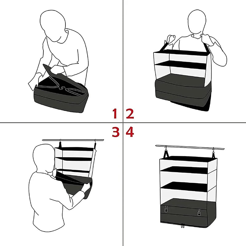 Clothing Travel Storage - Multifunctional and Three-layer