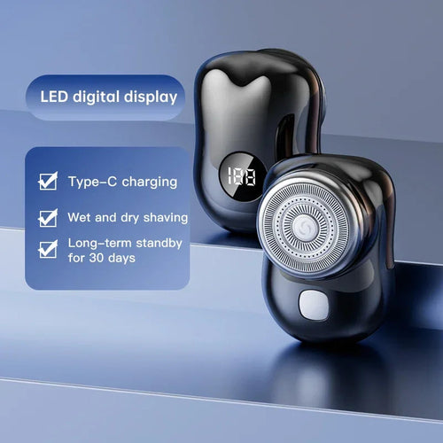 Pocket Size Rechargeable Electric Travel Shaver for Men