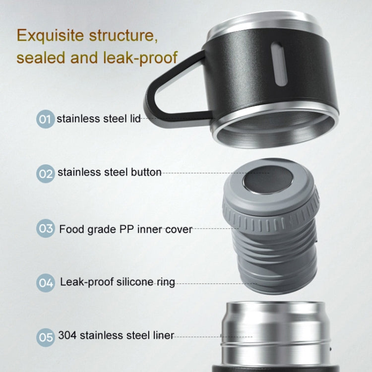 Stainless Steel Thermos Portable Tea Cup 500ml