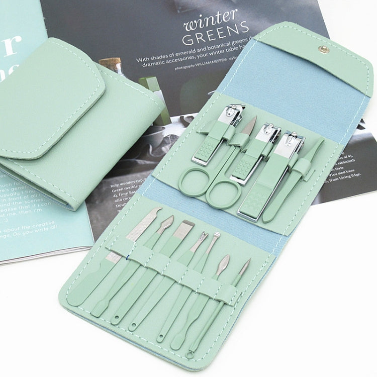 Manicure 12 in 1 Green Convenience Tools Cutting Nails