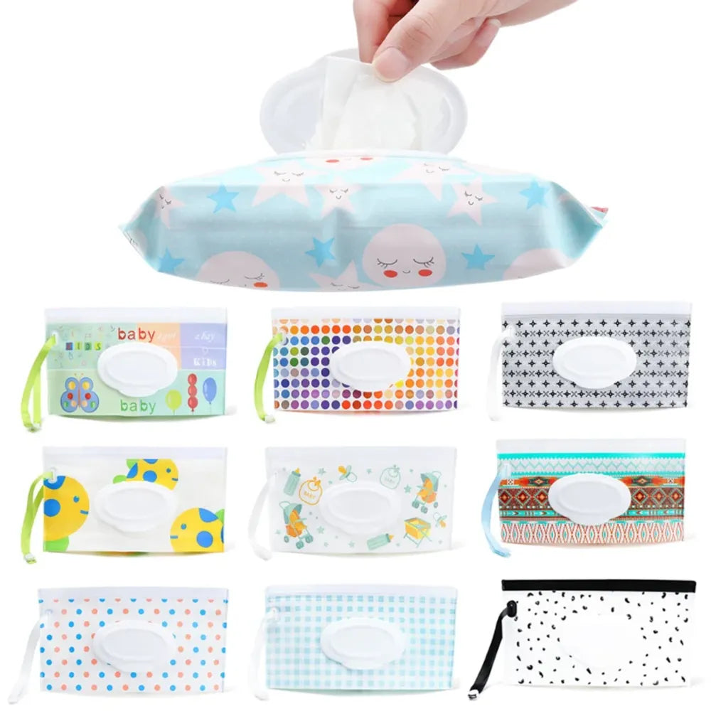 Baby Wet Wipe Refillable Pouch / Tissue Box