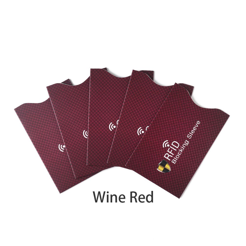 Anti Theft RFID Credit Card Protector Card Case - 5Pcs