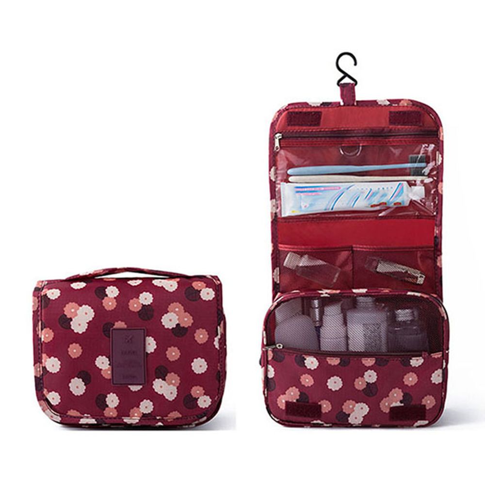 Ultimate Waterproof Travel Cosmetic Bag - Stylish Organizer with Hook