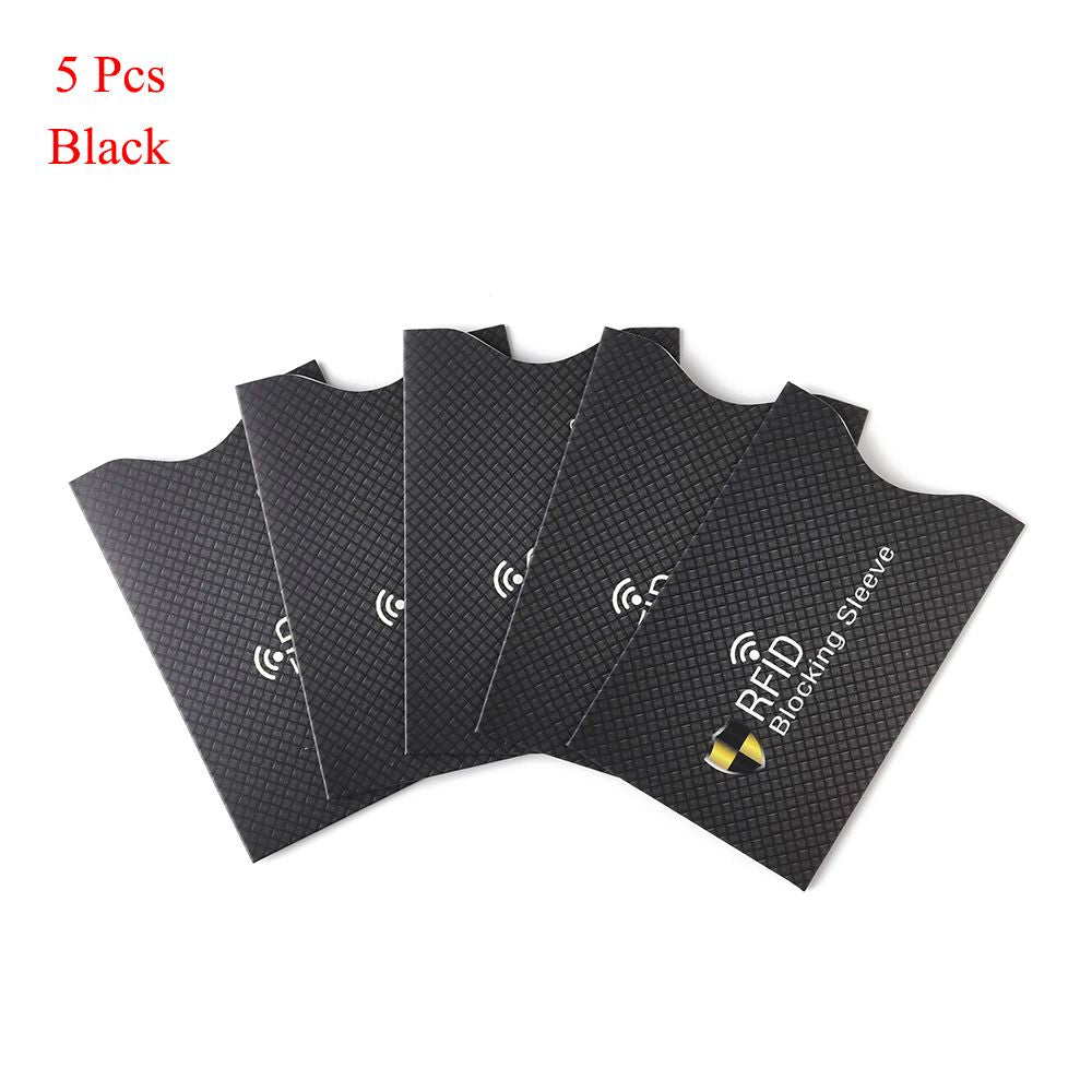 Anti Theft RFID Credit Card Protector Card Case - 5Pcs