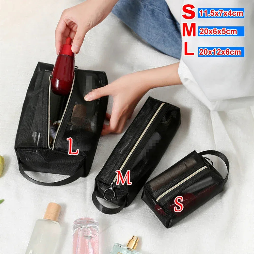 Transparent Portable Cosmetic / Makeup Bag /Toiletry Organizer