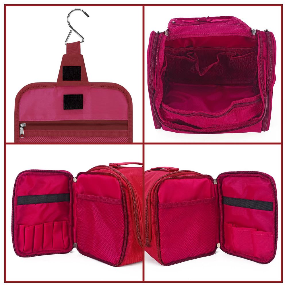 TOILETRY BAG HOT PINK
