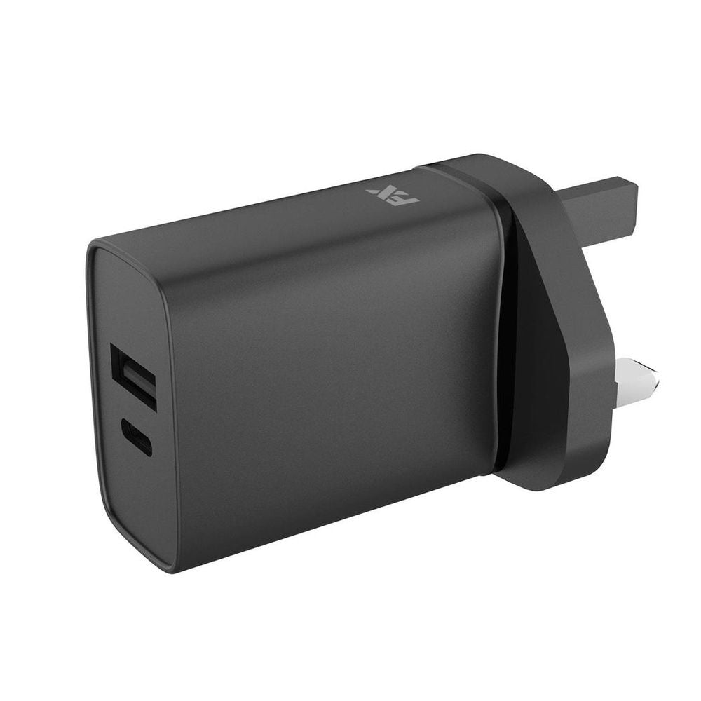 Dual UK Main Charger USB-C and USB-A,