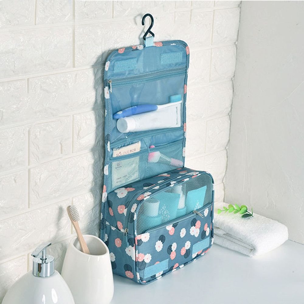 Ultimate Waterproof Travel Cosmetic Bag - Stylish Organizer with Hook