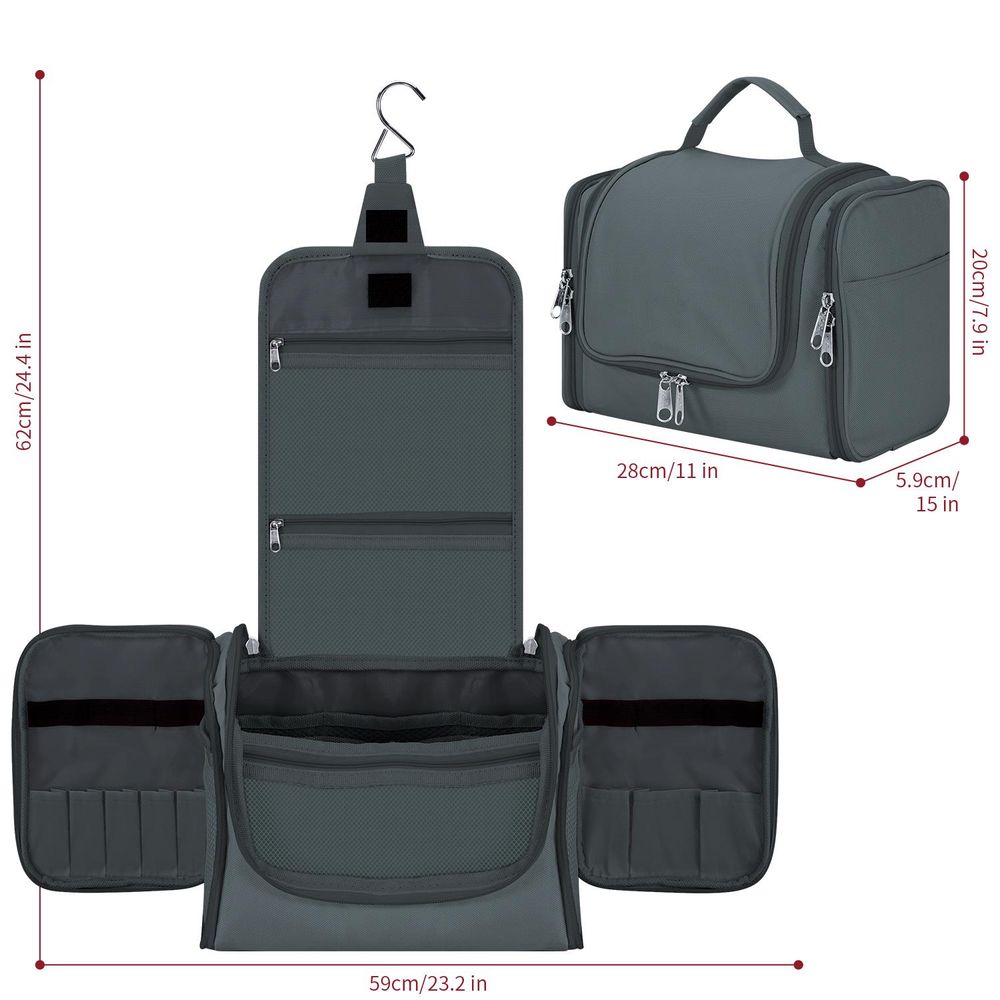 TOILETRY BAG GREY