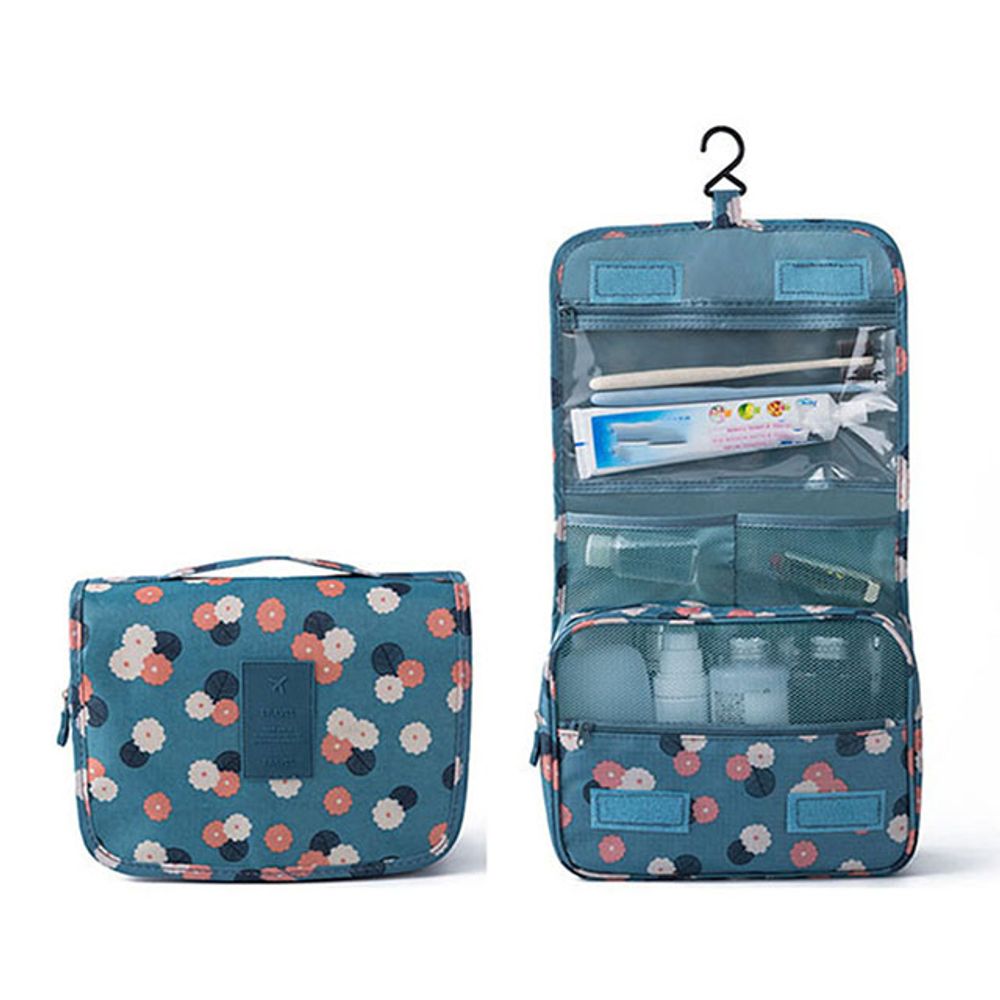 Ultimate Waterproof Travel Cosmetic Bag - Stylish Organizer with Hook