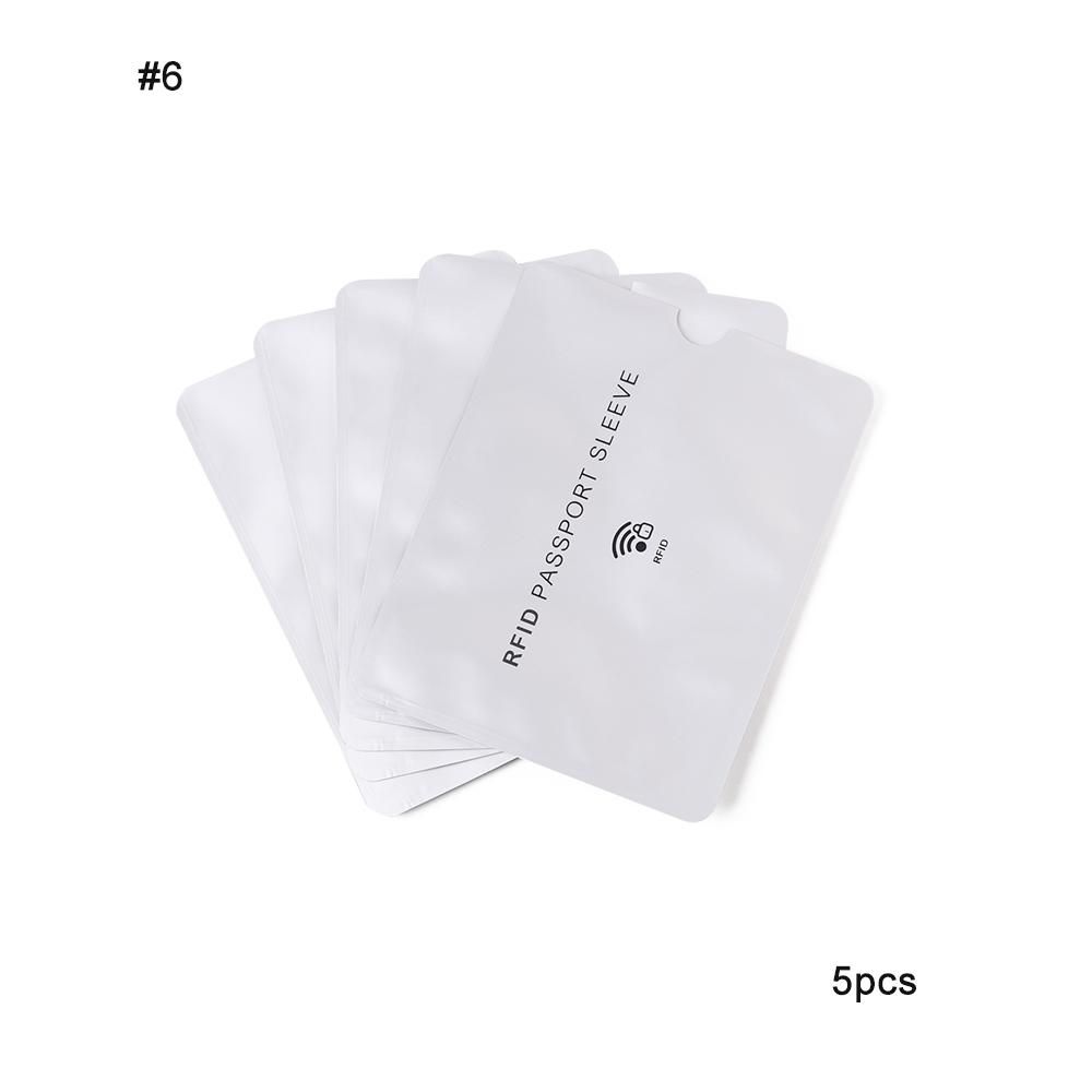 Anti Theft RFID Credit Card Protector Card Case - 5Pcs