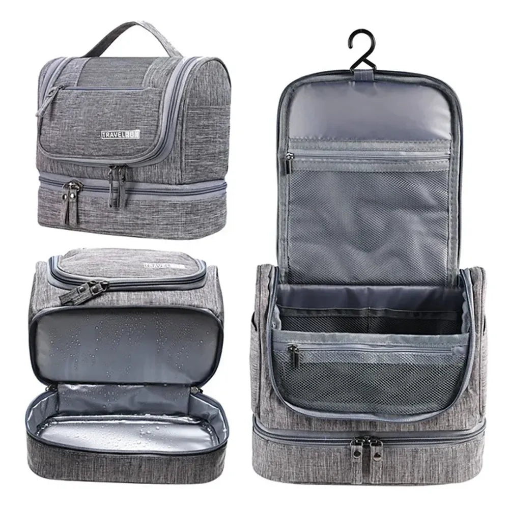 Hanging Travel Organizer Cosmetic/Toiletry Bag