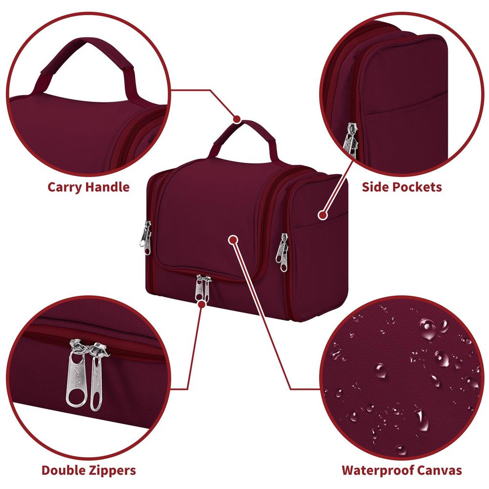 TOILETRY BAG PURPLE