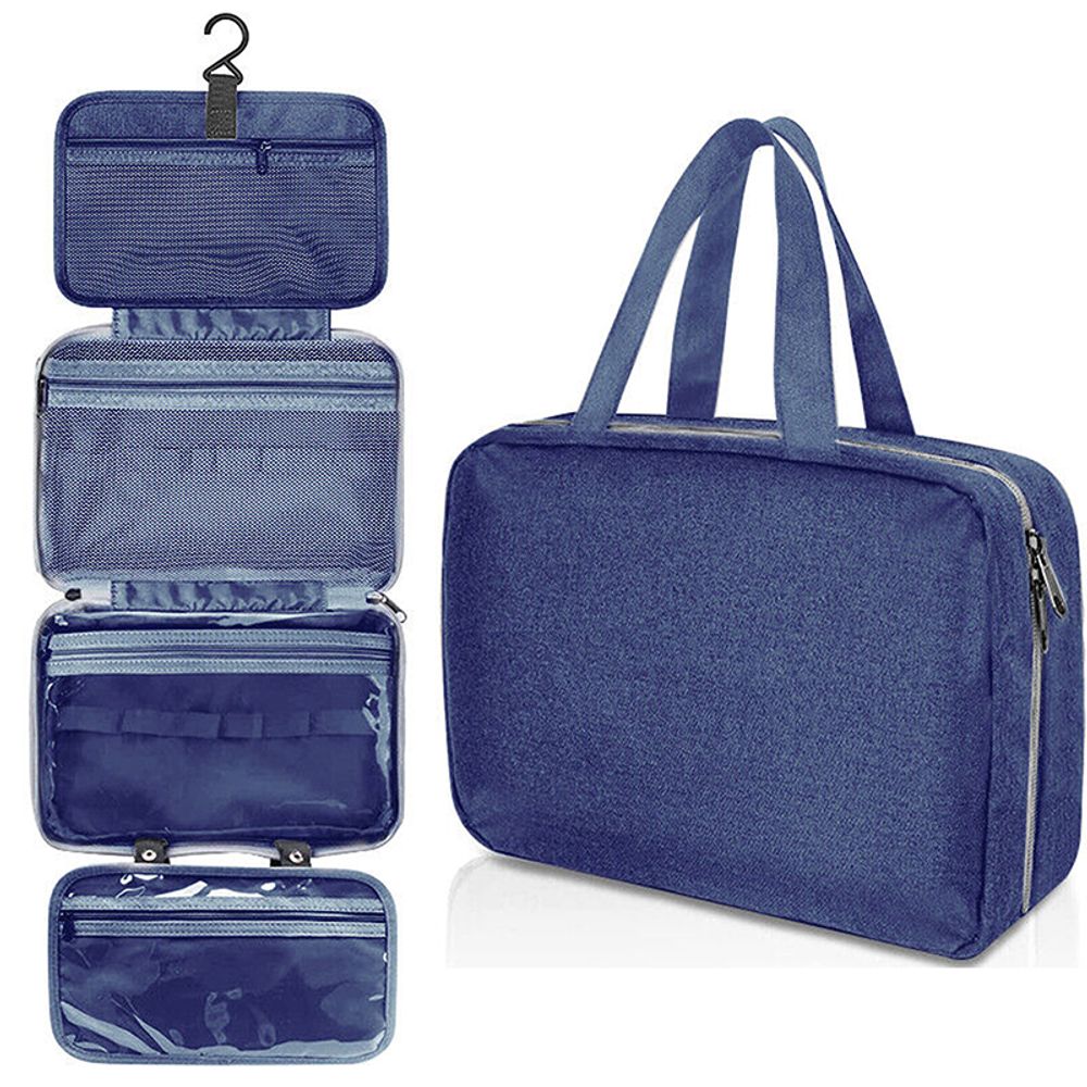 Large/Medium Folding Hanging Hook Toiletry Waterproof Bag