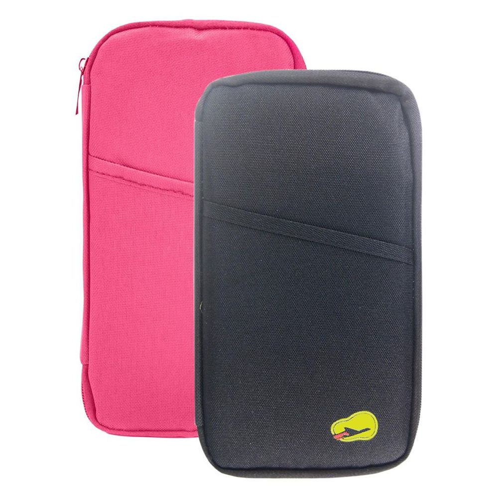 Travel Document and Passport Holders with a Zip-Up Design
