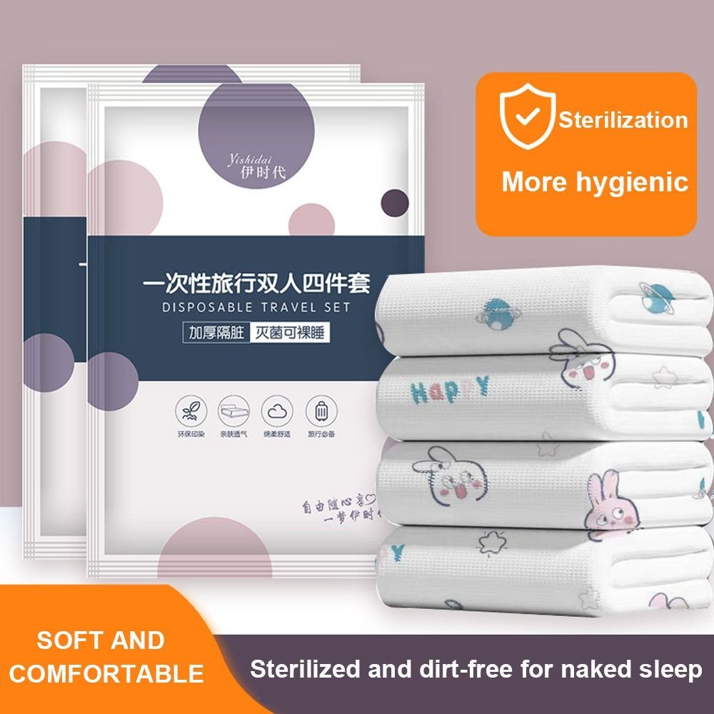 Disposable Portable Bedding Set - Travel Hotel Isolation Sheets