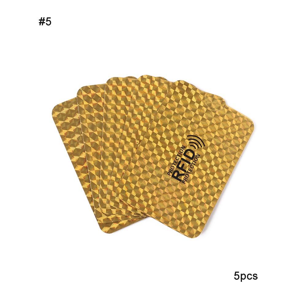 Anti Theft RFID Credit Card Protector Card Case - 5Pcs