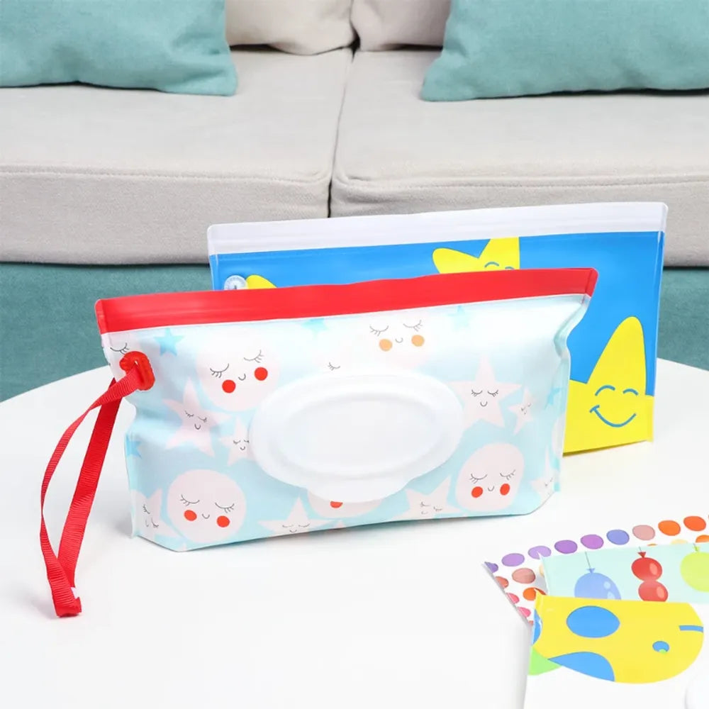 Baby Wet Wipe Refillable Pouch / Tissue Box