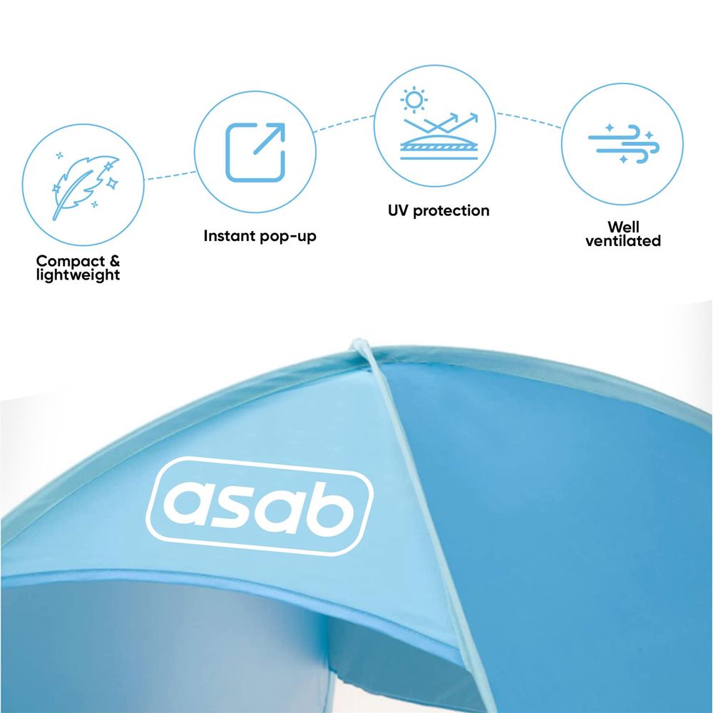 Pop Up Beach Tent - BLUE