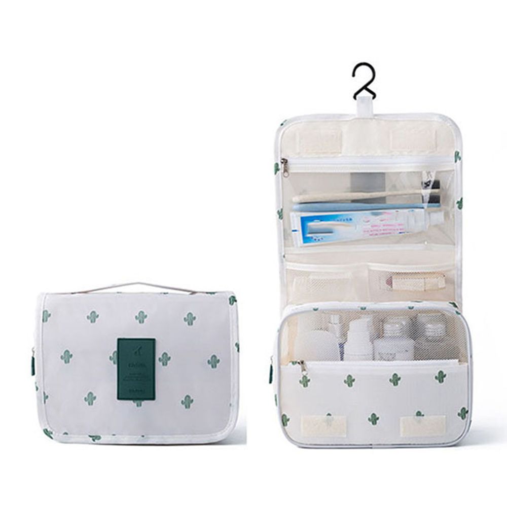 Ultimate Waterproof Travel Cosmetic Bag - Stylish Organizer with Hook