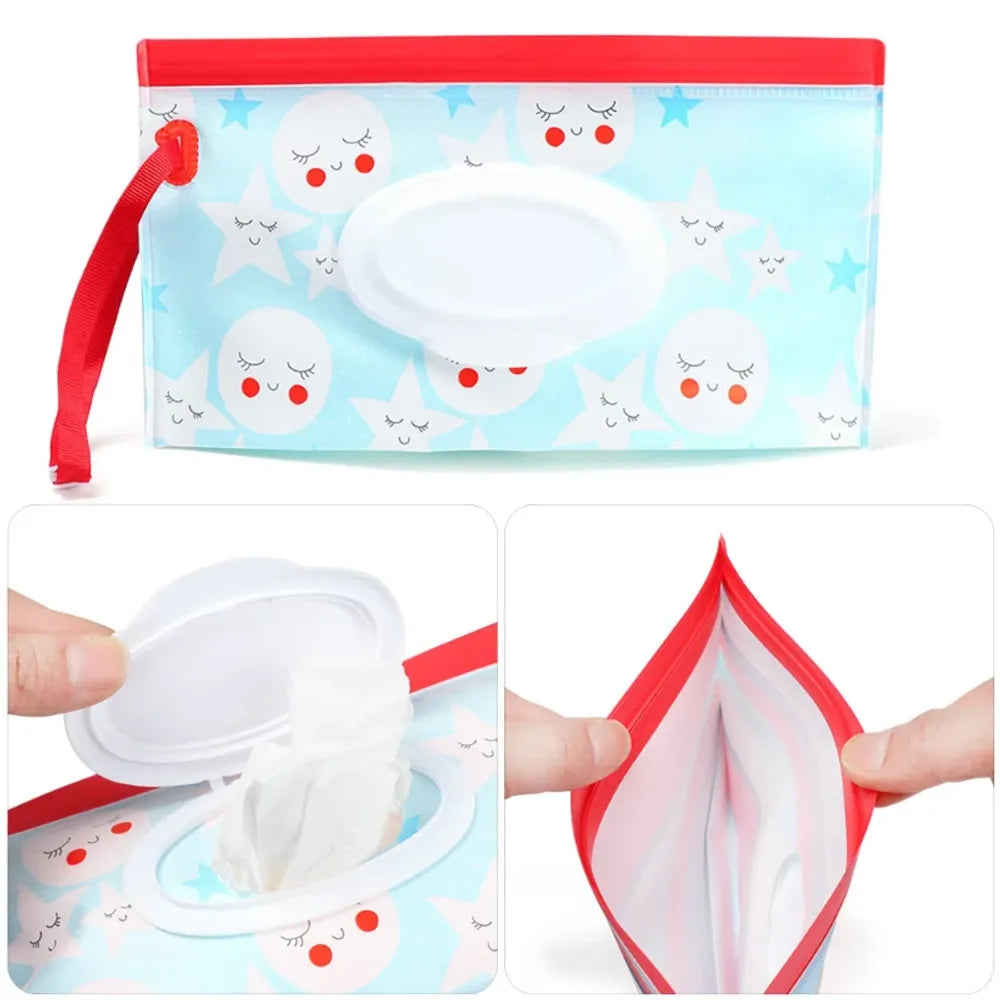 Baby Wet Wipe Refillable Pouch / Tissue Box