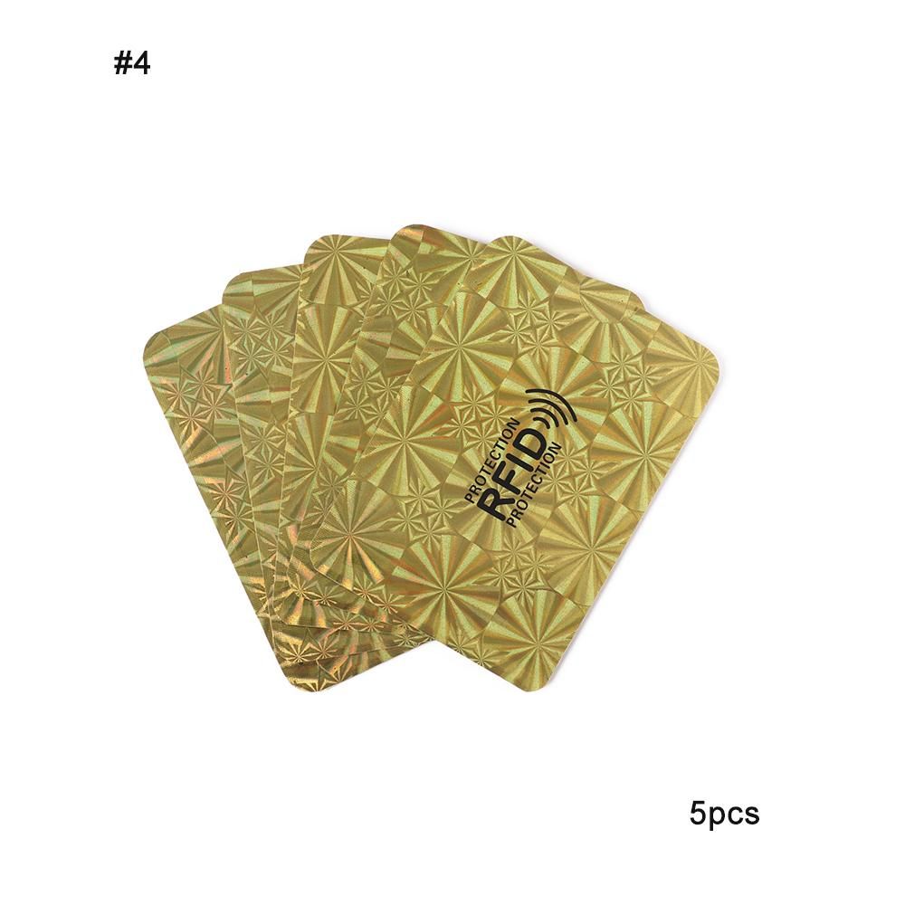 Anti Theft RFID Credit Card Protector Card Case - 5Pcs