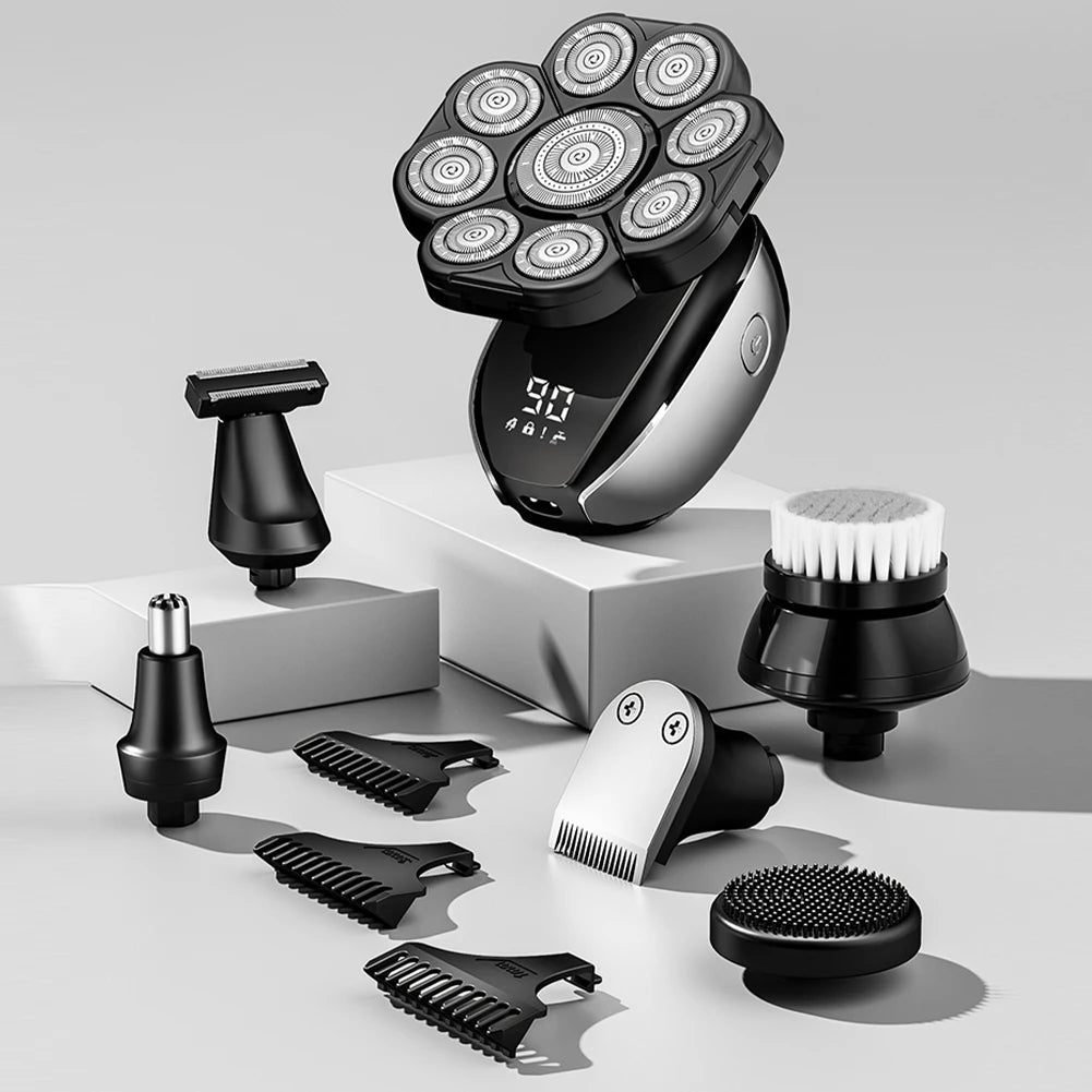 6In1 Men's Bald Head Electric Shaver