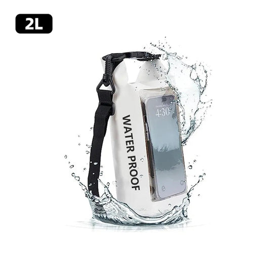 2L Swimming Dry Bag Touch Screen Outdoor Waterproof Shoulder Kayak