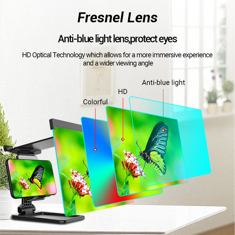 Mobile Phone Screen Amplifier - Compatible with Apple 12 Inch