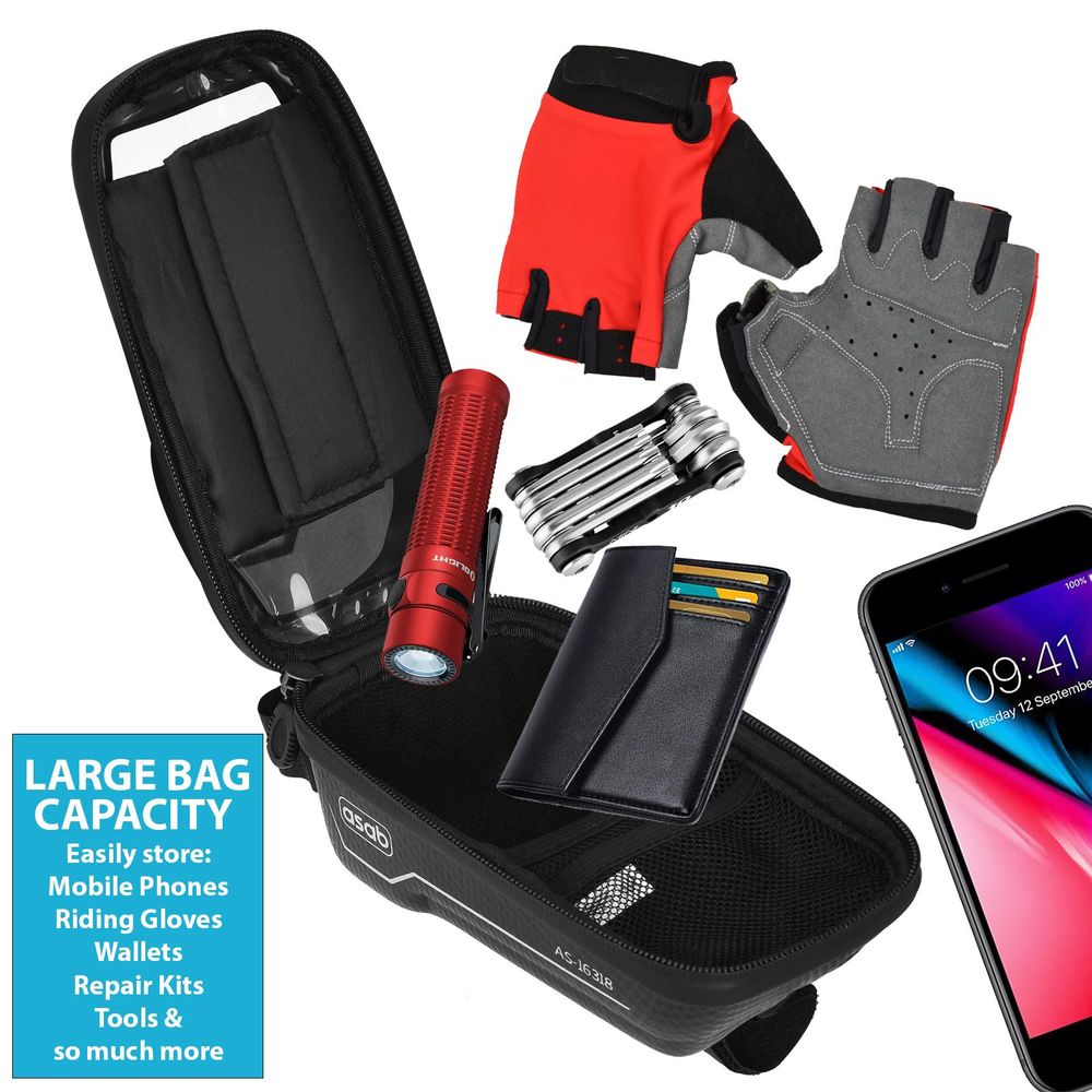 ASAB Waterproof Bike Frame Bag Holder