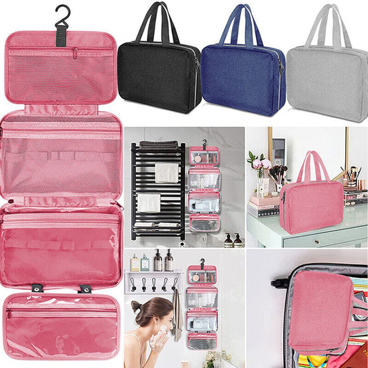 Large/Medium Folding Hanging Hook Toiletry Waterproof Bag